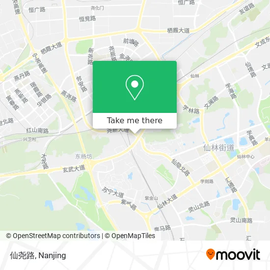 仙尧路 map