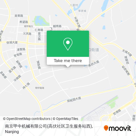 南京甲中机械有限公司(高伏社区卫生服务站西) map