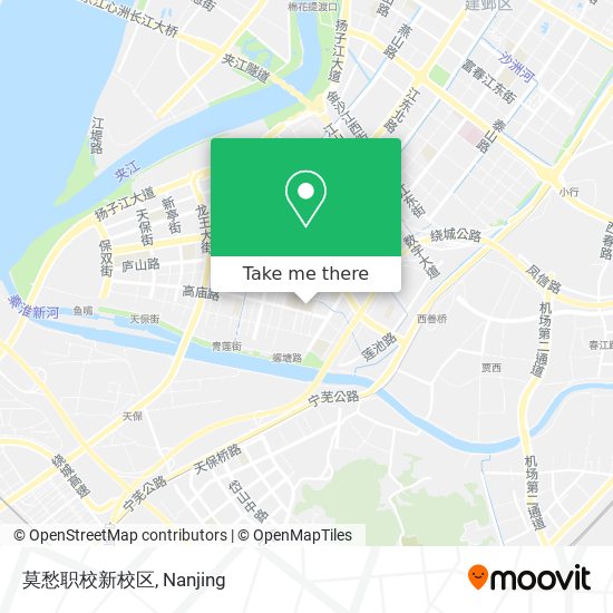 莫愁职校新校区 map
