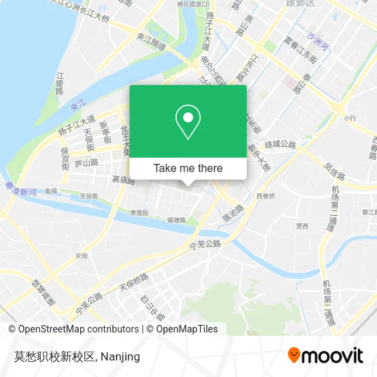 莫愁职校新校区 map