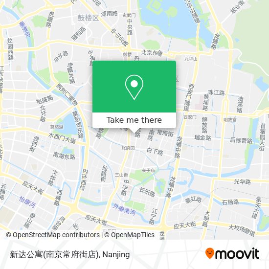 新达公寓(南京常府街店) map