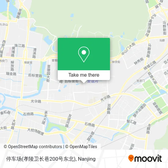 停车场(孝陵卫长巷200号东北) map
