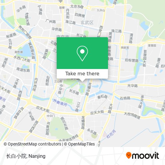 长白小院 map