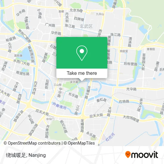绕城暖足 map