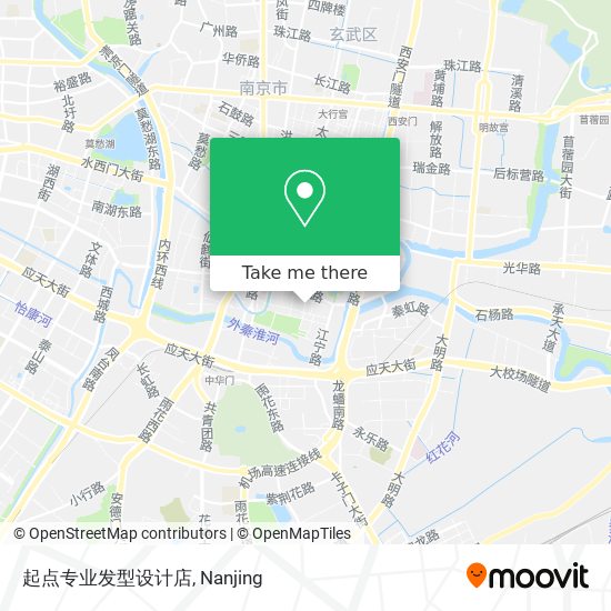 起点专业发型设计店 map