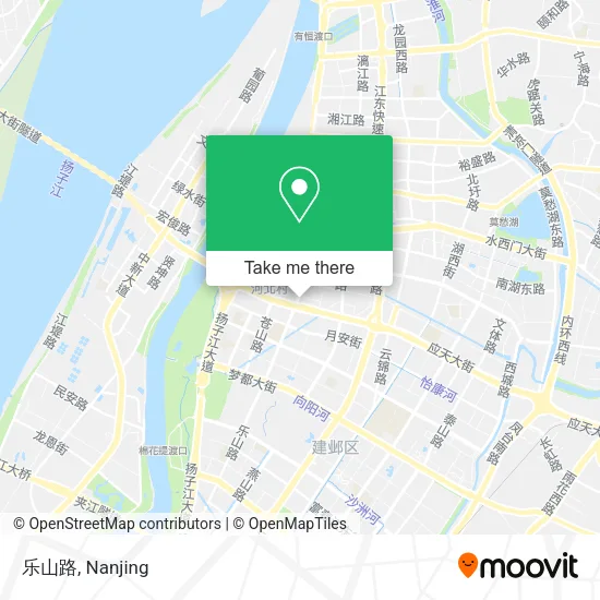 乐山路 map