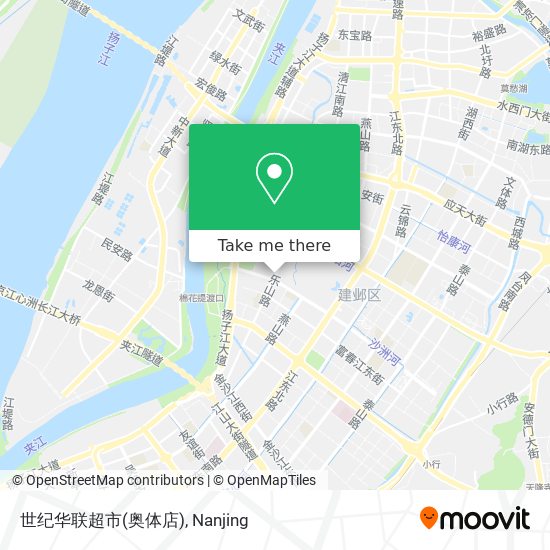 世纪华联超市(奥体店) map