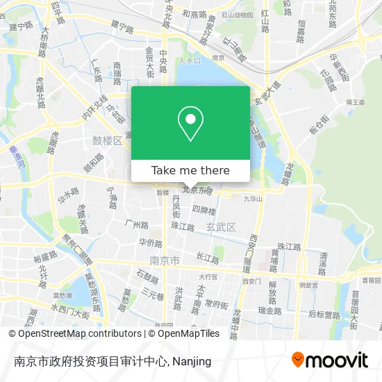 南京市政府投资项目审计中心 map