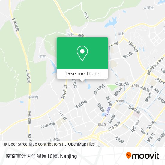 南京审计大学泽园10幢 map