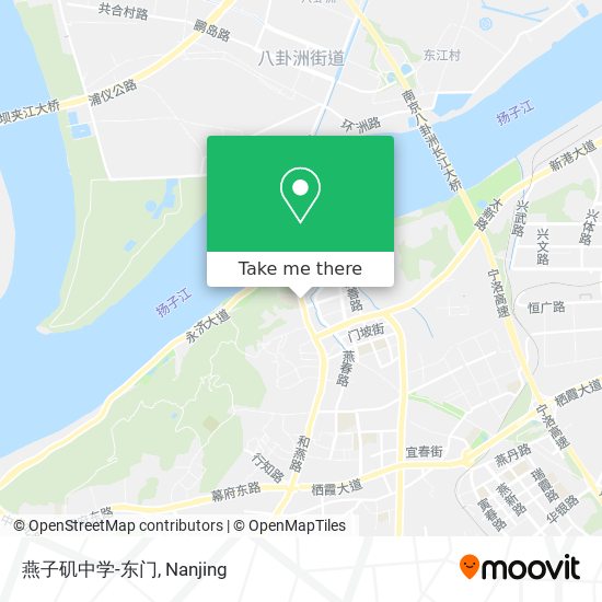燕子矶中学-东门 map