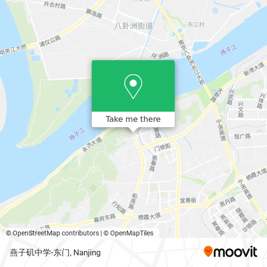 燕子矶中学-东门 map
