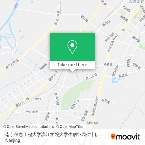 南京信息工程大学滨江学院大学生创业园-西门 map