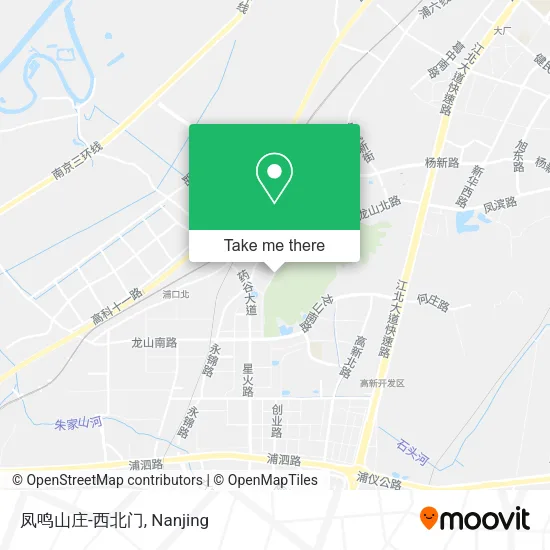 凤鸣山庄-西北门 map
