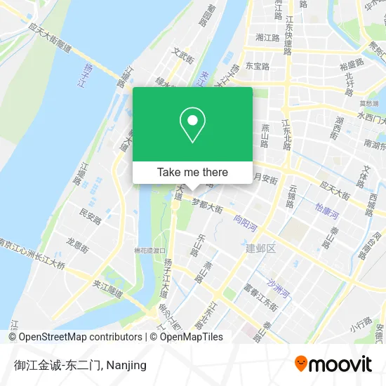御江金诚-东二门 map