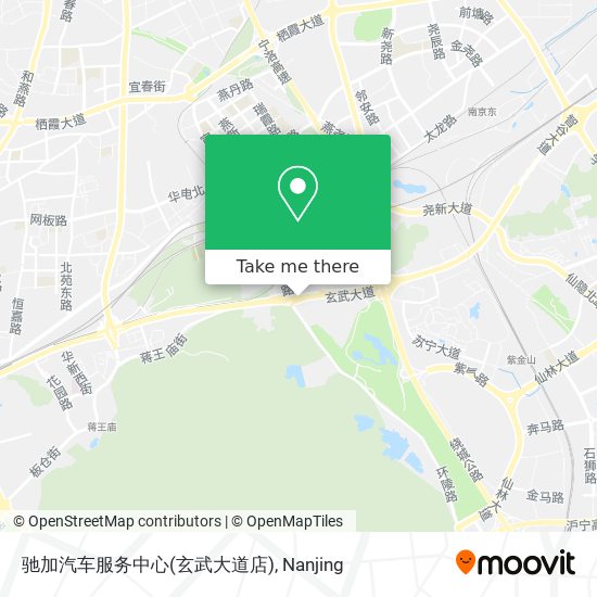 驰加汽车服务中心(玄武大道店) map
