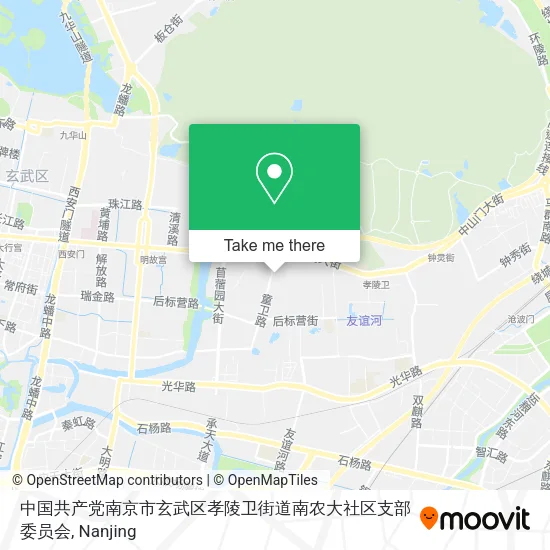 中国共产党南京市玄武区孝陵卫街道南农大社区支部委员会 map