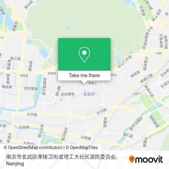 南京市玄武区孝陵卫街道理工大社区居民委员会 map