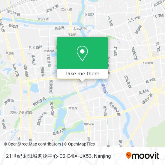 21世纪太阳城购物中心-C2-E4区-JX53 map