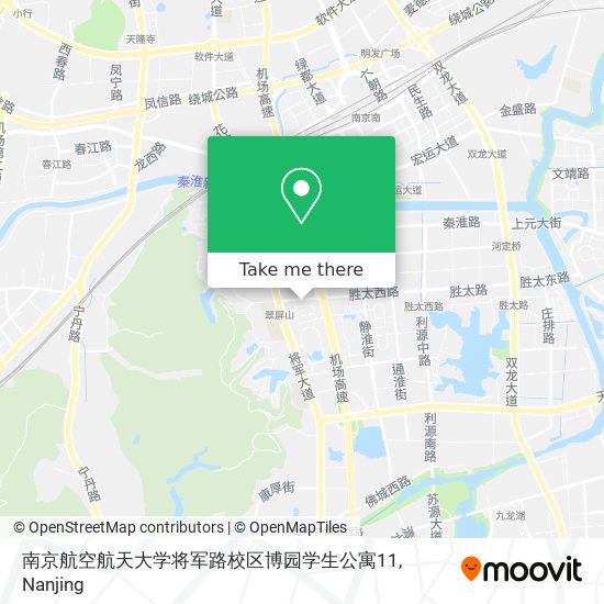 南京航空航天大学将军路校区博园学生公寓11 map
