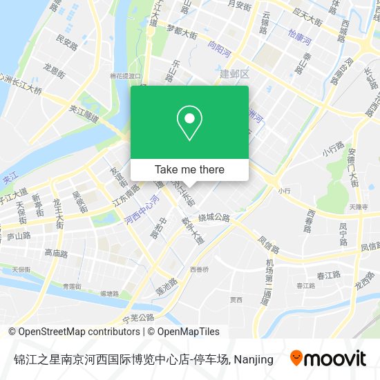锦江之星南京河西国际博览中心店-停车场 map