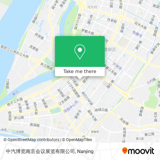 中汽博览南京会议展览有限公司 map