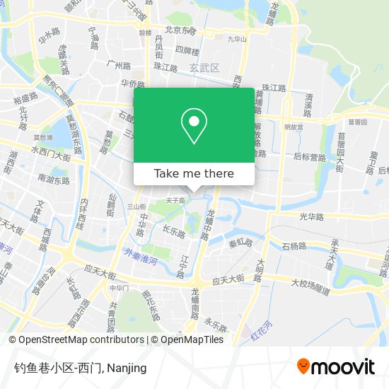 钓鱼巷小区-西门 map