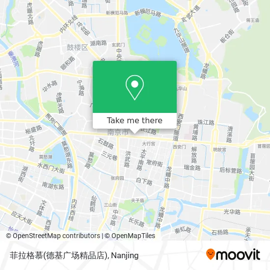 菲拉格慕(德基广场精品店) map
