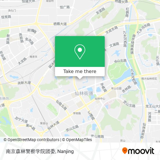 南京森林警察学院团委 map