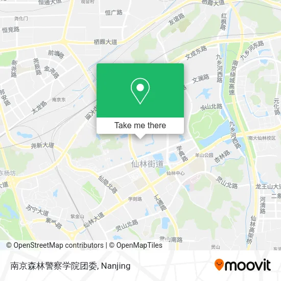 南京森林警察学院团委 map