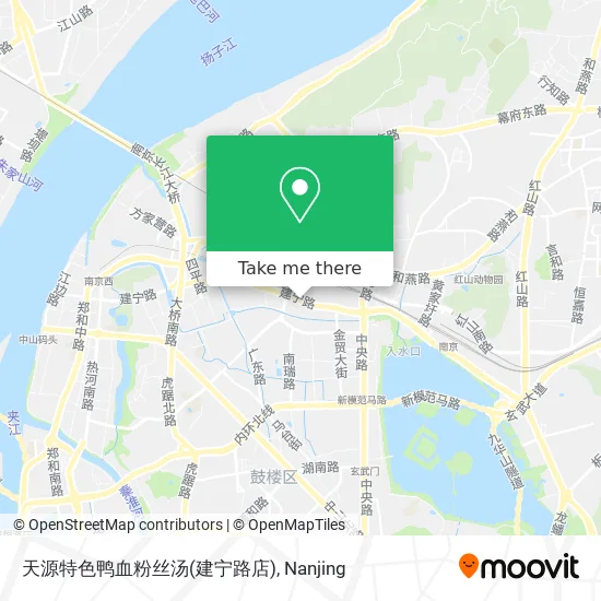 天源特色鸭血粉丝汤(建宁路店) map