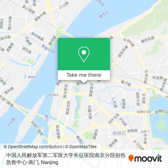 中国人民解放军第二军医大学长征医院南京分院创伤急救中心-南门 map
