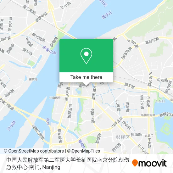 中国人民解放军第二军医大学长征医院南京分院创伤急救中心-南门 map