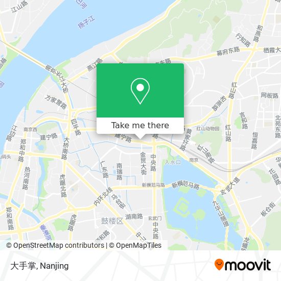 大手掌 map
