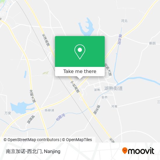 南京加诺-西北门 map