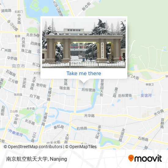 南京航空航天大学 map