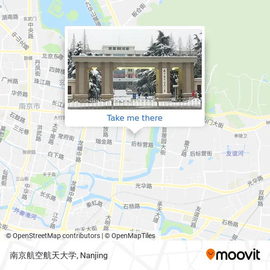 南京航空航天大学 map