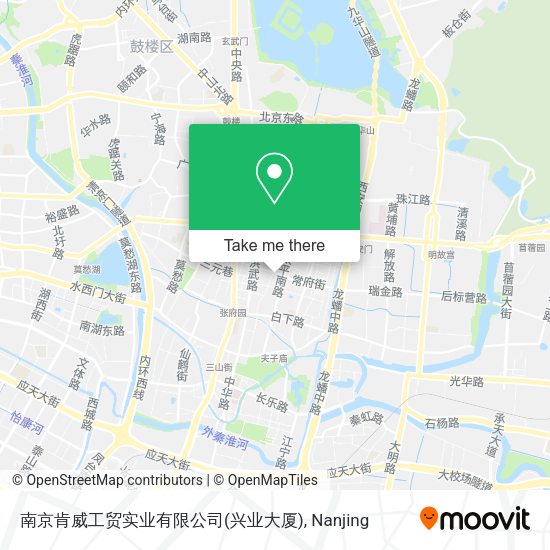 南京肯威工贸实业有限公司(兴业大厦) map