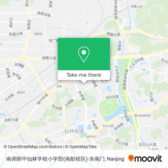 南师附中仙林学校小学部(南邮校区)-东南门 map