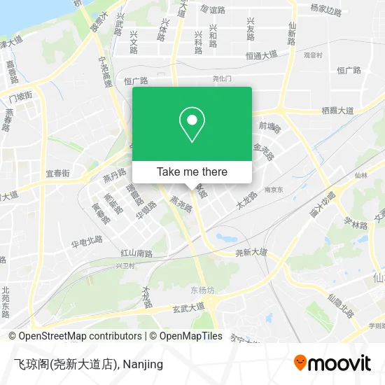 飞琼阁(尧新大道店) map