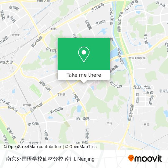 南京外国语学校仙林分校-南门 map
