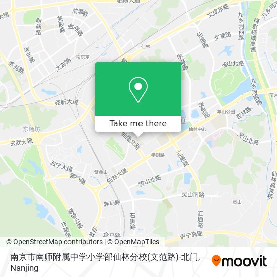 南京市南师附属中学小学部仙林分校(文范路)-北门 map