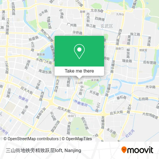 三山街地铁旁精致跃层loft map