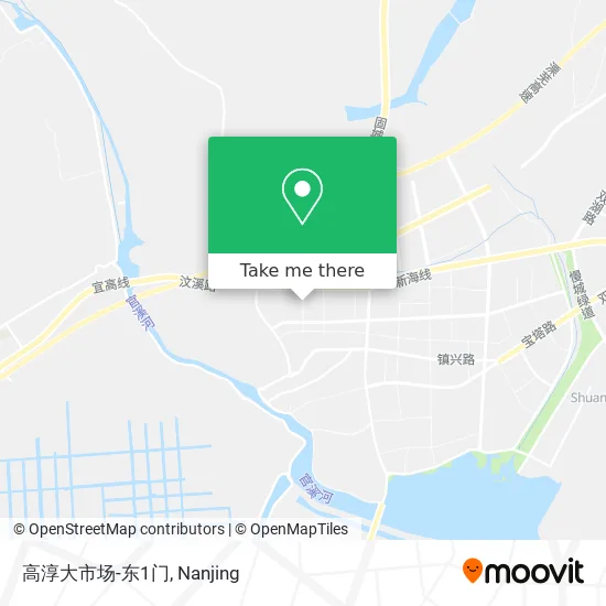 高淳大市场-东1门 map