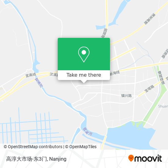 高淳大市场-东3门 map