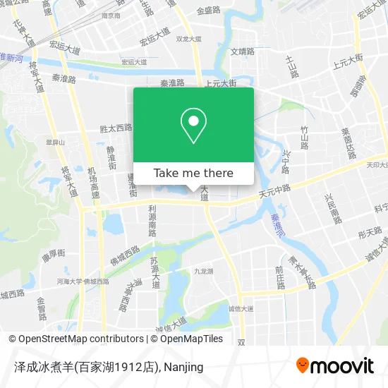 泽成冰煮羊(百家湖1912店) map
