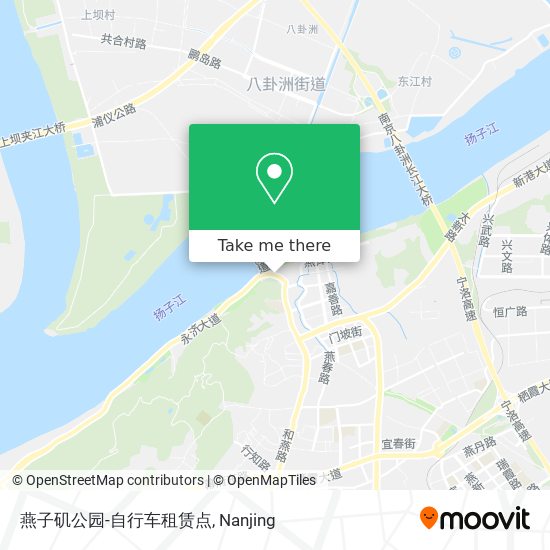 燕子矶公园-自行车租赁点 map