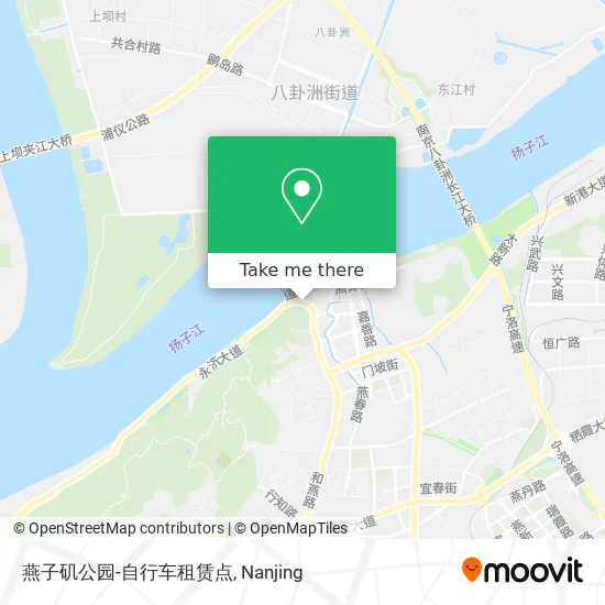 燕子矶公园-自行车租赁点 map