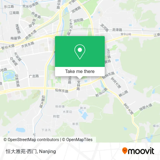 恒大雅苑-西门 map