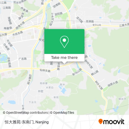 恒大雅苑-东南门 map