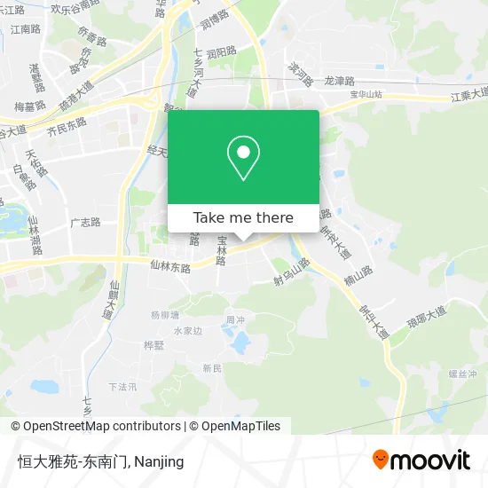 恒大雅苑-东南门 map